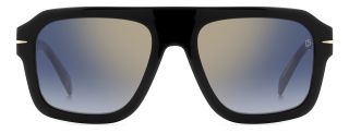 Óculos de sol David Beckham DB 7127/S Preto Retangular - 2