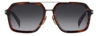 Óculos de sol David Beckham DB 7128/S Castanho Retangular - 2