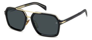 Óculos de sol David Beckham DB 7128/S Preto Retangular - 1