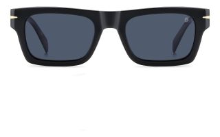 Óculos de sol David Beckham DB 7129/CS Preto Retangular - 2