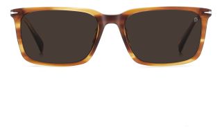 Óculos de sol David Beckham DB 1163/F/S Castanho Retangular - 2