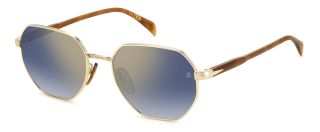 Óculos de sol David Beckham DB 1162/F/S Castanho Retangular - 1