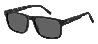Óculos de sol Tommy Hilfiger TH 2142/S Preto Retangular - 1