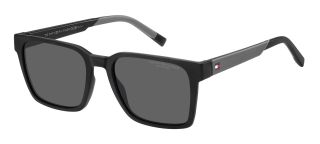 Óculos de sol Tommy Hilfiger TH 2143/S Preto Quadrada - 1