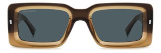Óculos de sol Dsquared2 D2 0142/S Castanho Retangular - 2