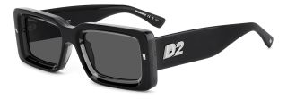 Óculos de sol Dsquared2 D2 0142/S Preto Retangular - 1