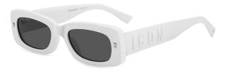 Óculos de sol Dsquared2 ICON 0020/S Branco Ovalada - 1