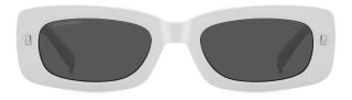 Óculos de sol Dsquared2 ICON 0020/S Branco Ovalada - 2