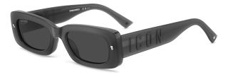 Óculos de sol Dsquared2 ICON 0020/S Cinzento Ovalada - 1
