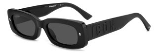 Óculos de sol Dsquared2 ICON 0020/S Preto Ovalada - 1
