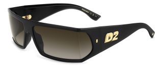 Óculos de sol Dsquared2 D2 0140/S Preto Retangular - 1