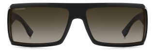 Óculos de sol Dsquared2 D2 0140/S Preto Retangular - 2