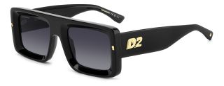 Óculos de sol Dsquared2 D2 0141/S Preto Retangular - 1