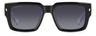 Óculos de sol Dsquared2 D2 0143/S Preto Retangular - 2