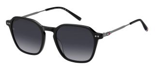 Óculos de sol Tommy Hilfiger TH 2132/S Preto Retangular - 1