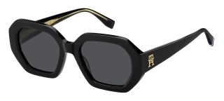 Óculos de sol Tommy Hilfiger TH 2155/S Preto Retangular - 1