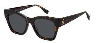 Óculos de sol Tommy Hilfiger TH 2156/S Castanho Borboleta - 1