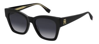 Óculos de sol Tommy Hilfiger TH 2156/S Preto Borboleta - 1