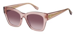 Óculos de sol Tommy Hilfiger TH 2156/S Rosa/Vermelho-Púrpura Borboleta - 1