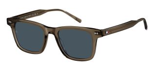 Óculos de sol Tommy Hilfiger TH 2127/S Castanho Retangular - 1