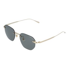 Óculos de sol Montblanc MB0405S Dourados Redonda - 1