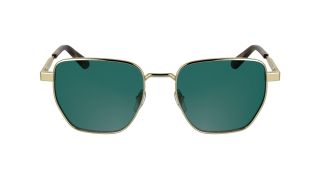 Óculos de sol Calvin Klein CK25100S Dourados Retangular - 2