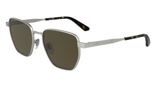 Óculos de sol Calvin Klein CK25100S Prateados Retangular - 1