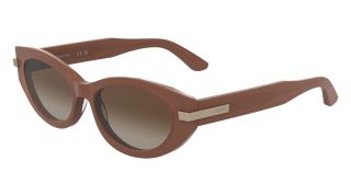 Óculos de sol Calvin Klein CK25502S Rosa/Vermelho-Púrpura Borboleta - 1