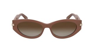 Óculos de sol Calvin Klein CK25502S Rosa/Vermelho-Púrpura Borboleta - 2
