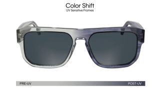 Óculos de sol Calvin Klein CKJ24607S Azul Retangular - 2