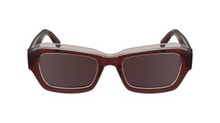 Óculos de sol Calvin Klein CKJ24608S Vermelho Retangular - 2