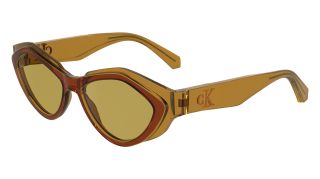 Óculos de sol Calvin Klein CKJ24621S Dourados Retangular - 1