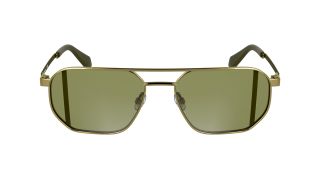 Óculos de sol Calvin Klein CKJ25202S Dourados Retangular - 2