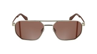 Óculos de sol Calvin Klein CKJ25202S Dourados Retangular - 2