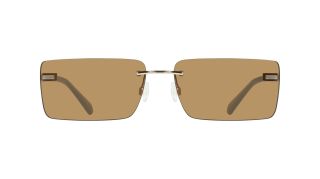 Óculos de sol Calvin Klein CKJ25206S Dourados Retangular - 2