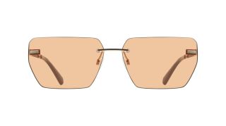 Óculos de sol Calvin Klein CKJ25207S Dourados Retangular - 2
