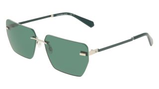 Óculos de sol Calvin Klein CKJ25207S Verde Retangular - 1