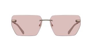 Óculos de sol Calvin Klein CKJ25207S Dourados Retangular - 2