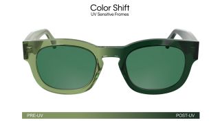 Óculos de sol Calvin Klein CKJ25601S Verde Quadrada - 2