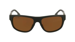 Óculos de sol Lacoste L6042S Dourados Retangular - 2