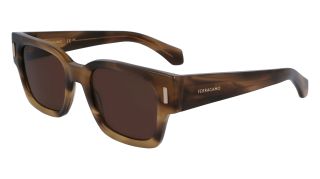 Óculos de sol SALVATORE FERRAGAMO SF2010S Verde Quadrada - 1
