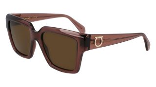 Óculos de sol SALVATORE FERRAGAMO SF2014S Transparente Retangular - 1
