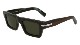 Óculos de sol SALVATORE FERRAGAMO SF2034S Verde Retangular - 1