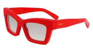 Óculos de sol SALVATORE FERRAGAMO SF2045SR Vermelho Retangular - 1