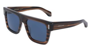 Óculos de sol SALVATORE FERRAGAMO SF2063SE Castanho Quadrada - 1