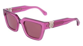Óculos de sol SALVATORE FERRAGAMO SF2066S Transparente Quadrada - 1