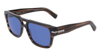 Óculos de sol SALVATORE FERRAGAMO SF2070S Castanho Retangular - 1