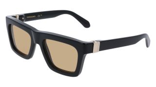 Óculos de sol SALVATORE FERRAGAMO SF2071S Dourados Quadrada - 1