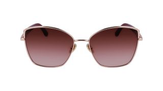 Óculos de sol SALVATORE FERRAGAMO SF312SR Dourados Quadrada - 2