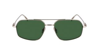 Óculos de sol SALVATORE FERRAGAMO SF313S Dourados Quadrada - 2